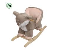 Animal à Bascule - Baninni - Cerf - Peluche, Bois - Marron - 12 mois à 3 ans - Intérieur - Enfant - Mixte