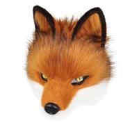 Animal à fourrure confortable rembourré pour spectacles de scène Accessoire d'Halloween avec bande élastique Personnage de loup mystérieux, fom, taille unique