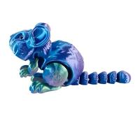 Animal agité flexible, figurines articulées imprimées en trois dimensions | Jouet Fidget de hamster articulé pour affichage | Décoration de bureau d'animaux pour voiture, marionnettes à main et h