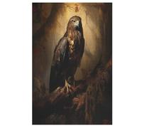 Animal Aigle Puzzles Adulte 1000 Pieces Cadeau Famille Puzzle Classique 3D EnfantsJouet en Bois Cadeau Unique （78×53cm）