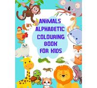 Animal Alphabetic colouring book for kids