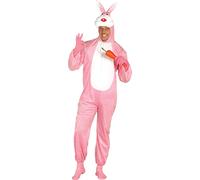 Animal ami Bunny Carnaval Costume animal Lapin Avec Capuche Pour Adulte Festival, Taille : 52 - 54 (L) Couleur : Rose