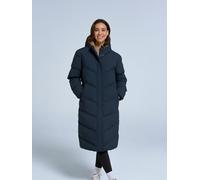 Animal Animal Blue Womens Cocoon Borg Lined Padded Coat