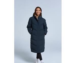 Animal Animal Blue Womens Cocoon Borg Lined Padded Coat