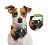 Animal Animal Mignon Chien Chiot Rottweiler,Bandanas pour Chien, écharpe en Coton, Bavoirs réglables pour Animaux de Compagnie,M