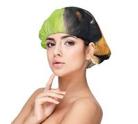 Animal Animal Mignon Chien Chiot Rottweiler,Bonnet de nuit en satin pour adulte - Bonnet de nuit élastique pour femme, couvre-cheveux de nuit