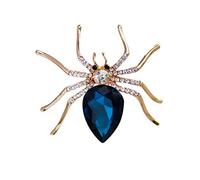 Animal Araignée Imitation Strass Broche Cravate Pull Manteau Pendentif Parti Décor 1 Pcs Excellente QualitéTraitement ingénieux
