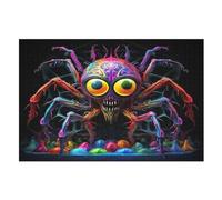 Animal Araignée Puzzles De 1000 Pièces, Puzzle pour Adultes en Bois, Jeu D'adresse Toute La Famille, （75×50cm）