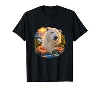 Animal Arctique Blanc sur Une côte dorée T-Shirt