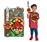 Animal Armouriez - Dragon de Deluxebase. Ensemble Épée et Bouclier en Mousse Jouets pour Enfants Motif Animaux Fantastiques