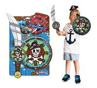 Animal Armouriez - Pirate de Deluxebase. Ensemble Épée et Bouclier en Mousse Jouets pour Enfants Motif Personnage Fantastique