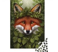 Animal Art Fox Puzzle 1000 Pièces Educa Jouet en Bois Divertissement Créatif Décoration Intérieure Jeu Éducatif Challenge Toy Adultes & Enfants des 14 Ans 1000pcs (38x26cm)
