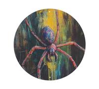 Animal Artwork The Red Spider Plaque en métal