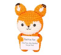 Animal Au Crochet Positif Jouet Drôle De Renard Positif Au Crochet