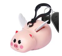 Animal avec porte-clés ailes, jouets suspendus d'animaux volants, jouet suspendu de voiture de sac à dos - Tirez les ailes de la corde pour faire voler l'adorable jouet de clés d'animation pour le