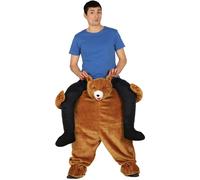 Animal Aventure Costume Fun Ours Piggyback Pantalon Carnaval Unique Let Me Go Fantaisie Evénement Fun Vêtements Fête Animaux Fêtes, Taille : 52 - 54 (L) Couleur : Bleu