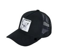 Animal Baseball Cap Summer Travel Peaked Cap Men's Embroidery Hip-Hop Cap Couple Style Sun Visor Adjustable Trucker Mesh Cap--Fox-Noir