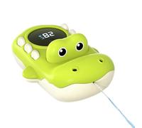 Animal Bath Toys, Cute Crocodile Floating Water Thermometer, Digital Backlit LED Bath Toy for Bathtub Swimming Pool Spa Home Shower Travel Kids Water Temperature Monitoring Play Use