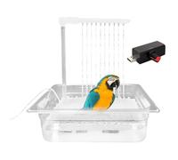 Animal Bathing Tray, Convenient Pet Bath, Réglable Speed Birdbath, Lightweight Birdbath Design, Refreshing Pet Bath, Multi-Pet Bird Bath, Safe Pet Bathing, Easy Clean Birdbath, Ideal Parrot Bath,