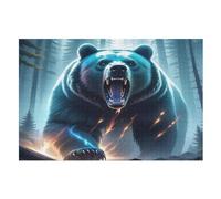 Animal Bear Puzzles en Bois 1000 Pièces Adultes, Poster Jigsaw Puzzle, Design Unique Jouet ÉduChatif pour Adolescents Et EnfFourmis （75×50cm）