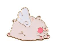 Animal Broche Pin Dessin animé Revers Pin Vêtements Bijoux Noeud Papillon Cochon Broche Convient pour les fêtes quotidiennes Vêtements de fête Cochon Volant, taille unique, Comme décrit