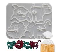 Animal Butt Silicone Mold Soft 4-Cavity Crafting Mould