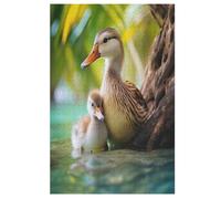 Animal Canard Puzzle Adulte 1000 Pièces Artisanat Cadeau Famille Puzzles Classique 3D Puzzle Jouet en Bois Cadeau Unique Décoration Intérieure （78×53cm）