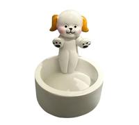 Animal Candlestick Holder - 3d Pet Paws Cute Decor, Adorable Figurine Lantern Stand Plaster Scented Candle Accent | for Table Setups Home Party Centerpiece