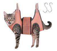 Animal Care Sling - Support d'entretien pratique, sac de retenue doux | Construction en matériau respirant, disposition facile pour les coupures de fourrure, contrôle de santé, heure du bain, animal