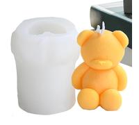 Animal Casting Mold, Bear Epoxy Craft Kit, Resin Pouring with Reusable Silicone Structure System, High Detail Mold Accessory Set, Smooth Artistic Style Finish, Hobby Use for Handmade Decor Projects