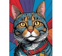 Animal Cat Affiches - Colourful Puzzle Irréguliers - Jeu De Mémoires for Adults - Jouets Anti-Stress pour La Famille Gifts - Puzzle 1000 Pièces Zx204Aw
