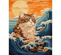 Animal Cat Affiches - Colourful Puzzle Irréguliers - Jeu De Mémoires for Adults - Jouets Anti-Stress pour La Famille Gifts - Puzzle 1000 Pièces Zx203Aw