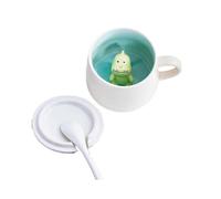 Animal Ceramic Mug,cute Cartoon Handmade Ceramics Cup,coffee Mug with Dinosaur Inside 2025