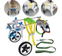 Animal Chariot Fauteuil Roulant S à 2 Roulettes Corde de Traction Chien Chat Handicapé Postérieurs Auxiliaires Outil Marche Aide