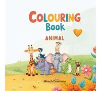 Animal coloring book: Fun and Easy Animal Facts for Toddlers and Kids Ages 2-10 | Learn About Wild & Domestic Animals