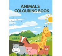 Animal Colouring Book for Kids Age 3-5 Years | Copy Colour: Animals | Fun Preschool Activity to Learn Colours & Animal Names | Large Images & Thick Paper for Easy Colouring