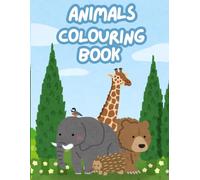 Animal Colouring Book for Kids Age 3-5 Years | Copy Colour: Animals | Fun Preschool Activity to Learn Colours & Animal Names | Large Images & Thick Paper for Easy Colouring