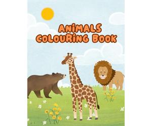 Animal Colouring Book for Kids Age 3-5 Years | Copy Colour: Animals | Fun Preschool Activity to Learn Colours & Animal Names | Large Images & Thick Paper for Easy Colouring