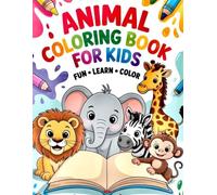 Animal colouring book For Kids: Under age 1to5