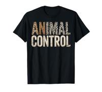 Animal Control Léopard Imprimé Zèbre Sauvetage Faune Sauvetage T-Shirt