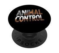 Animal Control Zèbre Tigre Léopard Imprimé Rescue Design PopSockets PopGrip Adhésif