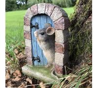 Animal Crackers Décoration de porte en résine lourde pour porte de jardin, décoration de porte de souris, cadeau pour les amateurs de souris