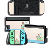 Animal Crossing Autocollants de protection de la peau en vinyle pour Nintendo Switch NS Console Controller Skins de support