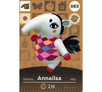 Animal Crossing Happy Home Designer Amiibo Card Annalisa 083/100 by Nintendo