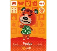 Animal Crossing Happy Home Designer Amiibo Carte Pudge 064/100