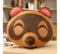 Animal Crossing: New Horizons Bean Civet Pillow Animal Crossing Game Périphérique Peluche Poupée Raton Laveur Jouet Animal Crossing : Chien Viverrin - 40 Cm