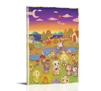 Animal Crossing New Horizons Characters Are Poster minimaliste Peinture décorative sur toile Art mural pour salon, chambre à coucher, art mural, impression d'image moderne, décoration de chambre