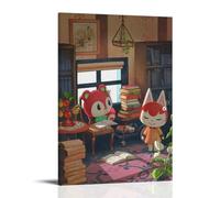 Animal Crossing New Horizons Classic Game Rétro Personnages Poster Peinture décorative Toile Art mural Salon Poster Chambre Peinture d'art mural Impression d'image moderne Décoration de chambre