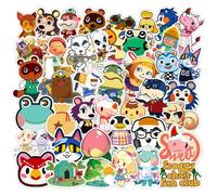 Animal Crossing Stickers, 100 Pcs Popular Game Stickers Animal Crossing New Horizons Stickers for Water Bottle Laptop,Waterproof Vinyl Stickers Decals