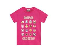 Animal Crossing T-Shirt Fille Rose 5-6 Ans